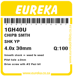 1GH40 - Chipboard Screw -1GH40_Label_T